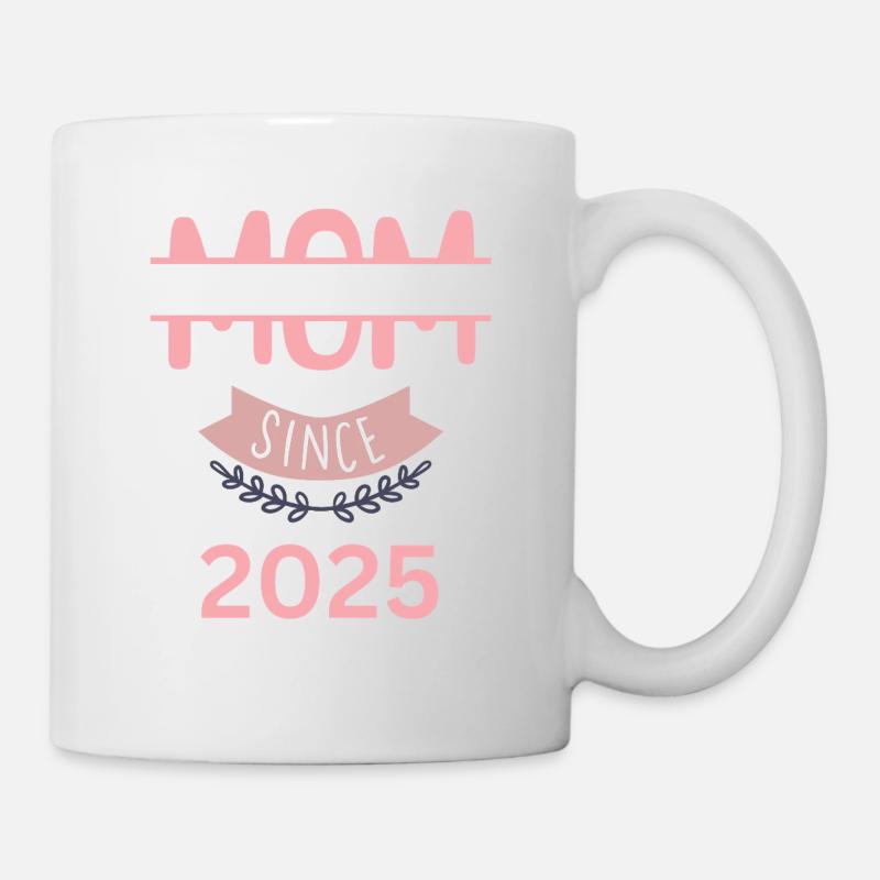 2025 Mom - Tasse - Weiß