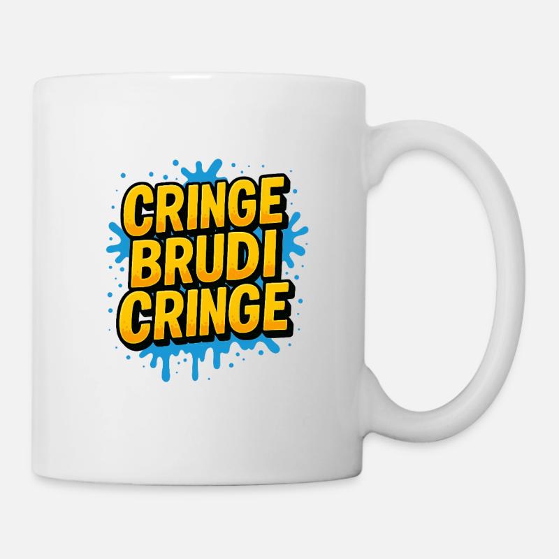 Brudi Jugendsprache - Tasse - Weiß