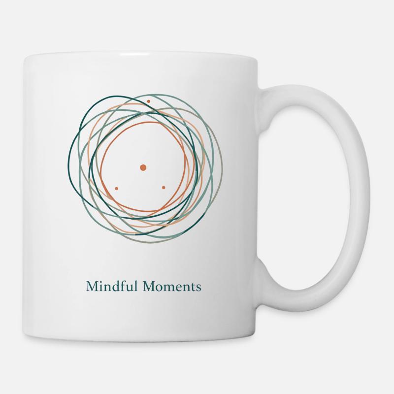 Moments de pleine conscience | Conception Flow & Calm - Mug blanc - blanc