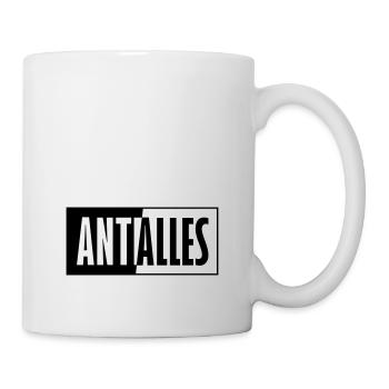Anti Alles - Gegen Alles und Jeden - Tasse - Weiß - Rechts