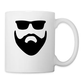 MEN - MAN - MACHO - TESTOSTERON T-SHIRT - Mug - white - Right
