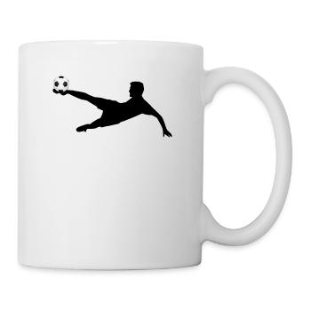 ballon de football de football américain football goalkeeper1 - Mug blanc - blanc - Droite
