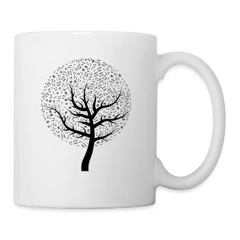 Limitierte Edition Musik - Noten - Tasse - Weiß - Rechts