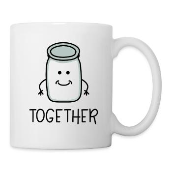 Better Together Partnerlook (Part2) Milk - Mug - white - Right