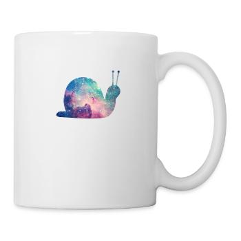 Motif de l'univers des escargots comme un univers - Mug blanc - blanc - Droite