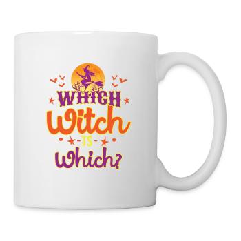 Sorcière est quel cadeau de costume de sorcière d'halloween - Mug blanc - blanc - Droite