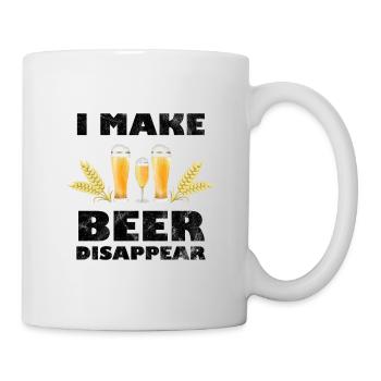 Bier lustiger BierSpruch mit Bier - Tasse - Weiß - Rechts