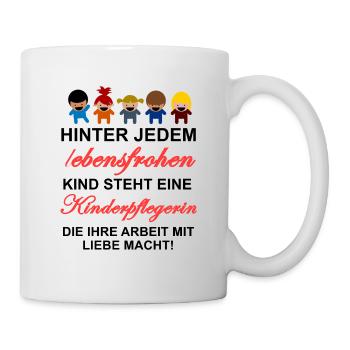 Nanny T-Shirt Slogan Motif - Mug - white - Right