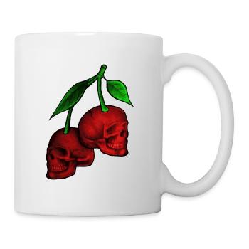 Cherry Skull Large - Mug - white - Right