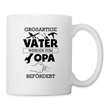Grand papa grand-père - Mug blanc - blanc - Droite