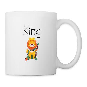 King Queen Partnerlook - Mug blanc - blanc - Droite