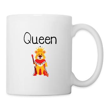 King Queen Partnerlook - Mug blanc - blanc - Droite