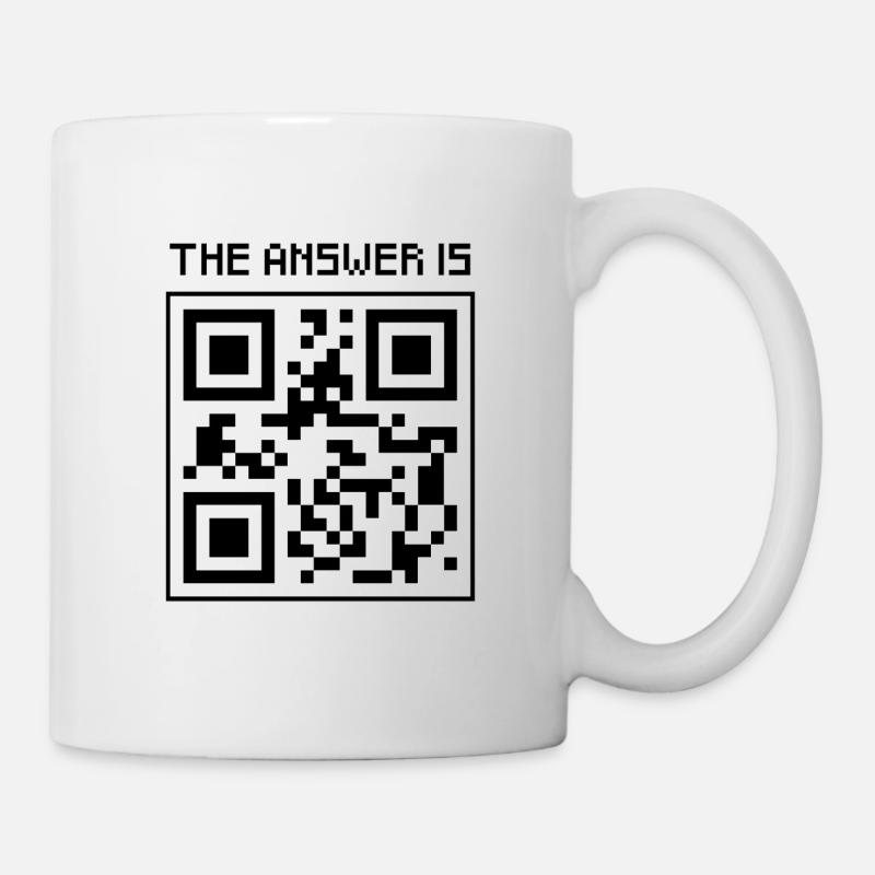 Antwort 42 - Tasse - Weiß
