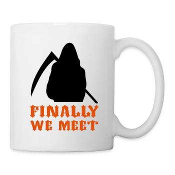 Sensenmann / Reaper / final / Tod - Tasse - Weiß - Rechts