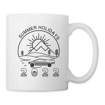 summer holiday 2022 electric car elektro Pick-up - Mug blanc - blanc - Droite