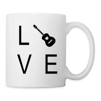 Guitar for musicians who love this instrument - Mug - white - Right