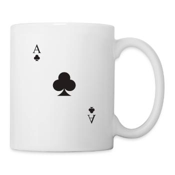 Card game cross ace - Mug - white - Right