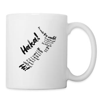 Haka Neuseeland Rugby - Tasse - Weiß - Rechts