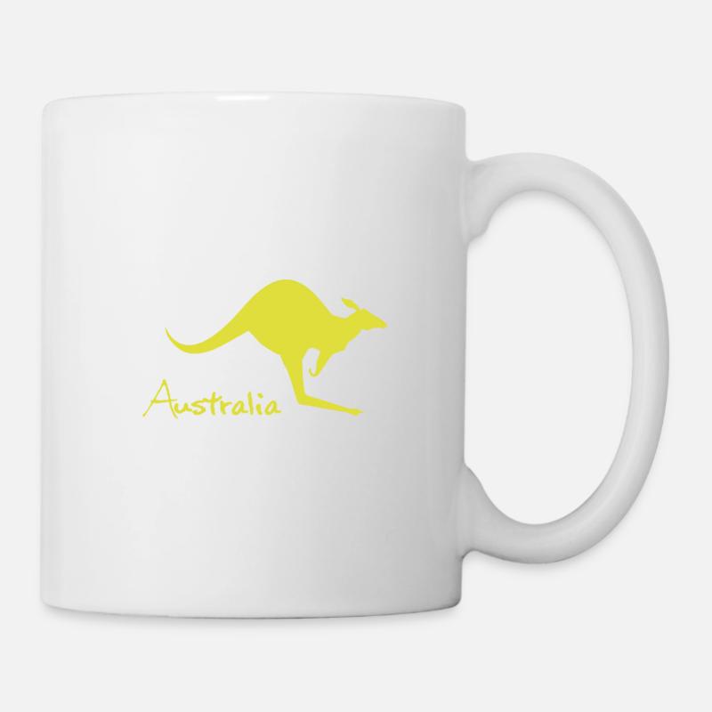 kangourou d'Australie - Kangourou d'Australie - Mug blanc - blanc