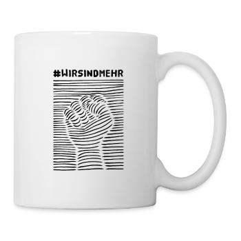 Anti Nazi Spruch - Tasse - Weiß - Rechts