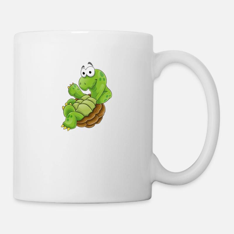 Chillkröte Schildkröte Chillen Turtle Geschenk - Tasse - Weiß