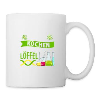 Chemie Ist Wie Kochen Laboranten Lustige Sprüche - Tasse - Weiß - Rechts