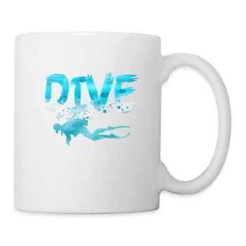 Diver Dive Divemaster Diving Diver Sea - Mug blanc - blanc - Droite