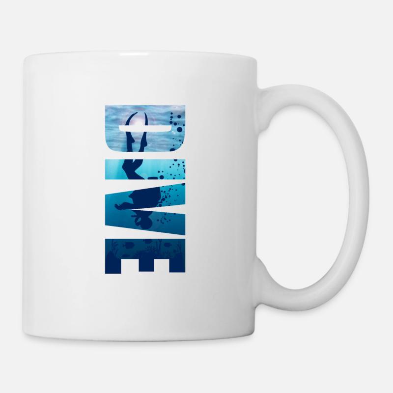 Taucher Dive Divemaster Tauchen Diver Meer - Tasse - Weiß
