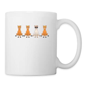 Be Different - Lama Spruch - Süßes Lama Geschenk - Tasse - Weiß - Rechts