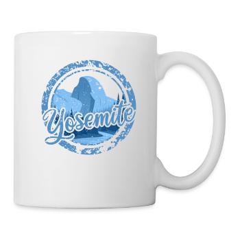 Yosemite Sky Blue - Mug blanc - blanc - Droite
