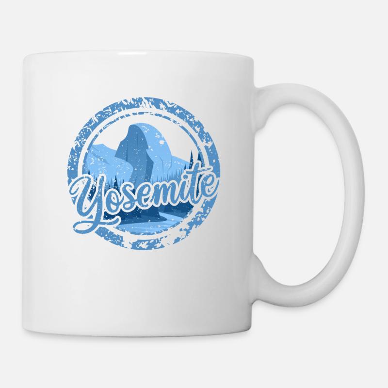 Yosemite Sky Blue - Tasse - Weiß