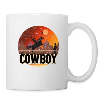 Cow-boy - Mug blanc - blanc - Droite