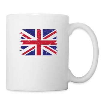 Union Jack Vintage - Mug blanc - blanc - Droite