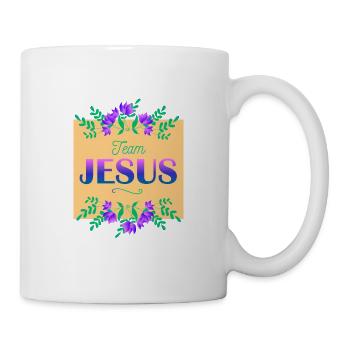 Team Jesus - Tasse - Weiß - Rechts
