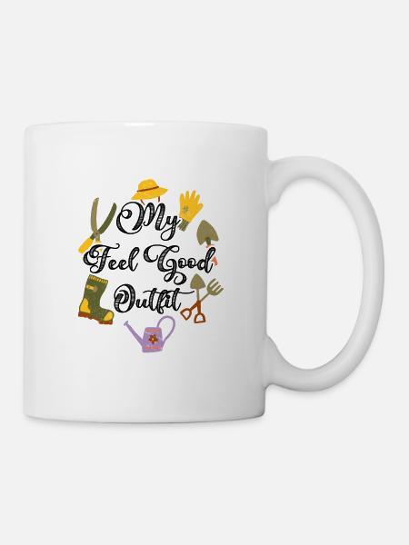 Garten My Feel Good Outfit - Tasse - Weiß