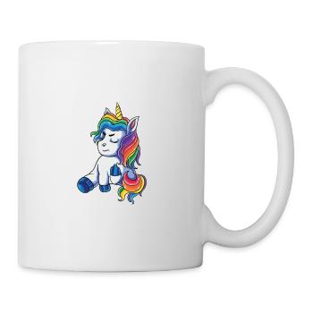 Je déteste les licornes - Mug blanc - blanc - Droite