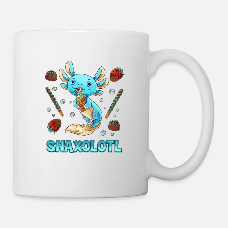 Snaxolotl Axolotl - Tasse - Weiß