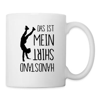 Turnen Das Ist Mein Handstand Shirt - Tasse - Weiß - Rechts