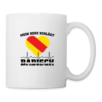 Badische Geschenke | Baden-Württemberg Badner - Tasse - Weiß - Rechts