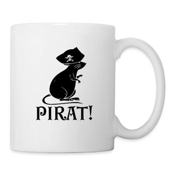 Pirate rat | Pirate house rat rodents gift - Mug - white - Right