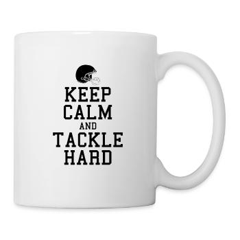 Football américain | Cadeau de sport d'équipe Touch Down - Mug blanc - blanc - Droite