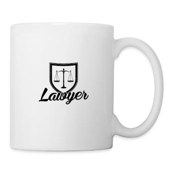 Droit des avocats | Profession avocats avocats idées cadeaux - Mug blanc - blanc - Droite