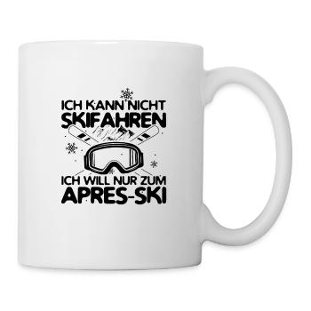 Apres-Ski | Ski Skifahren Skifahrer Geschenkideen - Tasse - Weiß - Rechts