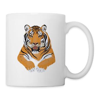 Tigre - Mug blanc - blanc - Droite