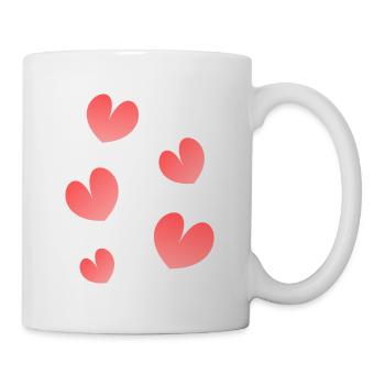 JUST MARRIED. SAINT VALENTINE. I LOVE YOU. I LOVE - Mug - white - Right