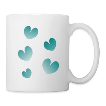 SAINT VALENTIN. JE T'AIME. I LOVE YOU. AMOUR. LOVE - Mug blanc - blanc - Droite