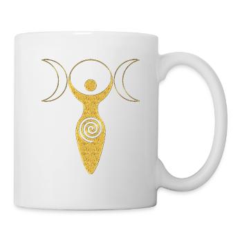 Triple Déesses Lune Mère de la Terre 3 - Mug blanc - blanc - Droite