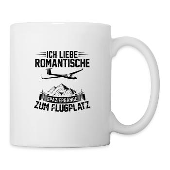 Flugplatz | Segelflug Segelflieger Pilot Geschenke - Tasse - Weiß - Rechts