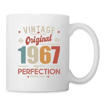 vintage original 1967 born in 67 years 55 years - Mug - white - Right