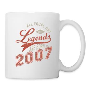 Legends are born in 2007 born in birthday 15 years - Mug - white - Right